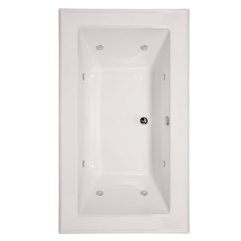 Hydro Systems ANG7242ACO-WHI ANGEL 7242 CENTER DRAIN - AC W/COMBO SYSTEM-WHITE