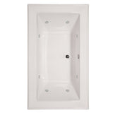 Hydro Systems ANG7242ACO-WHI ANGEL 7242 CENTER DRAIN - AC W/COMBO SYSTEM-WHITE