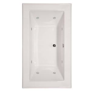 Hydro Systems ANG7242ACO-WHI ANGEL 7242 CENTER DRAIN - AC W/COMBO SYSTEM-WHITE