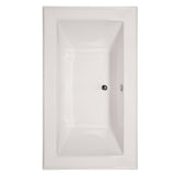 Hydro Systems ANG7242ATO-WHI ANGEL 7242 CENTER DRAIN - AC TUB ONLY-WHITE