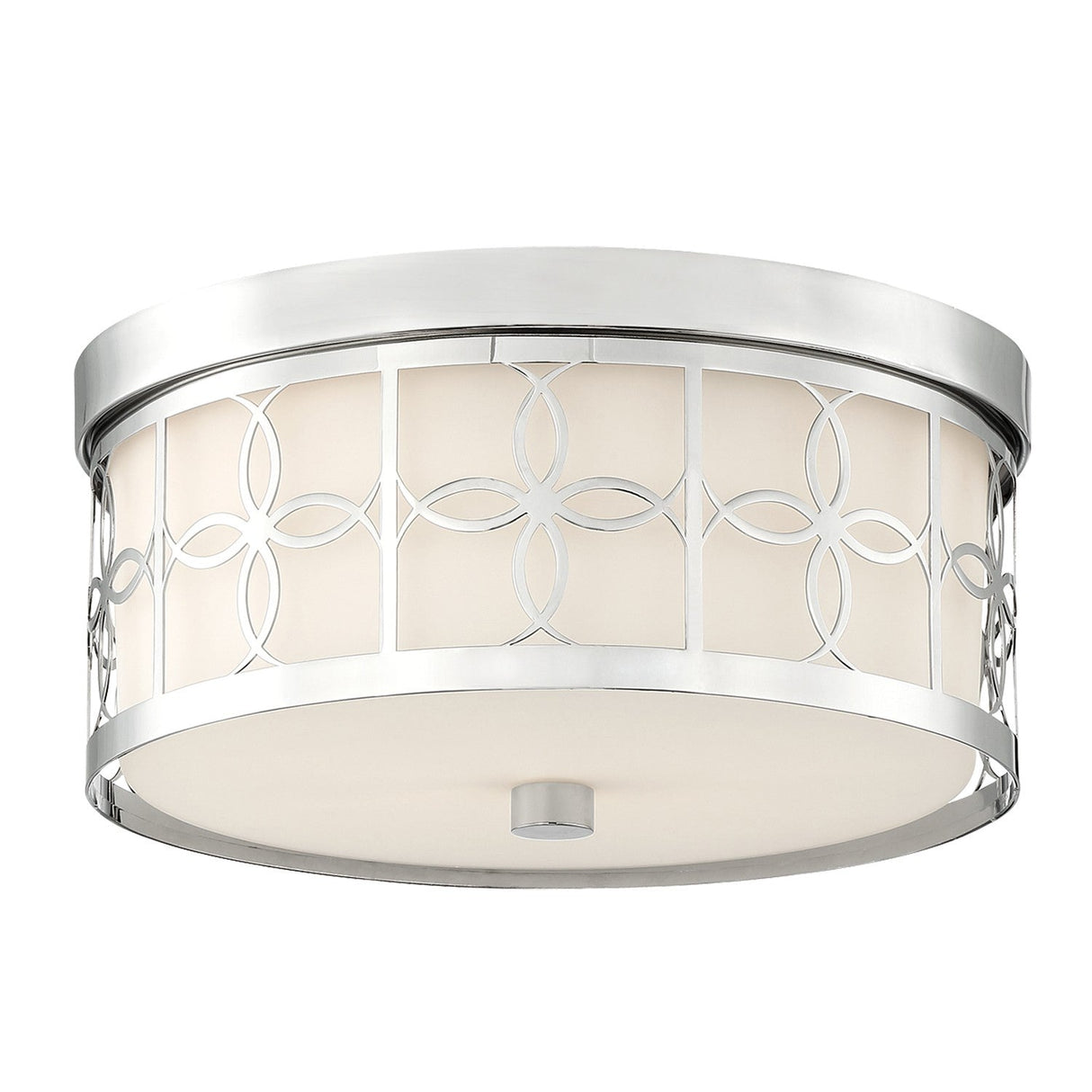 Anniversary 2 Light Polished Nickel Flush Mount ANN-2105-PN