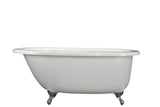 Hydro Systems ANN6536STOF-BIS ANNETTE 6536 STON W/ FLAT DECK, TUB ONLY - BISCUIT