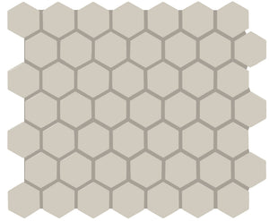 American Olean Color Story Mosaics Matte Stable Hexagon 1.5 Matte Mosaic Tile