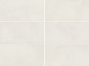 American Olean Color Story Floor Matte Designer White Rectangle 12x24 Matte Floor Tile