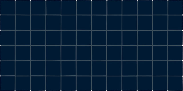 American Olean Color Story Mosaics Navy Straight Joint 2x2 Glossy Mosaic Tile