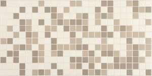 American Olean Unglazed Mosaics Totally Neutral Straight Joint 1x1 Matte Mosaic Tile