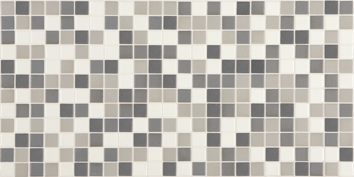 American Olean Unglazed Mosaics Snow Leopard Straight Joint 1x1 Matte Mosaic Tile