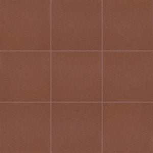 American Olean Quarry Naturals Lava Red Square 8x8 Matte Quarry Tile