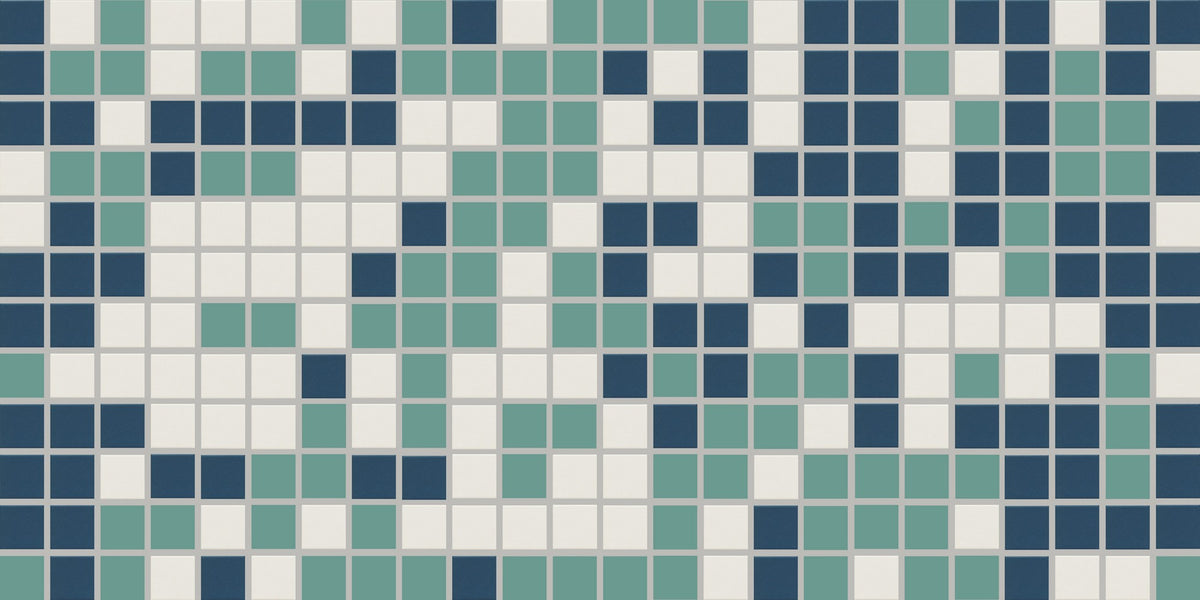 American Olean Unglazed Mosaics Optimistic Blend Blend 1x1 Matte Mosaic Tile