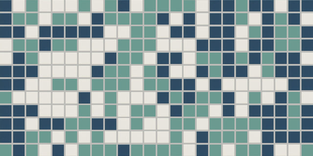 American Olean Unglazed Mosaics Optimistic Blend Blend 1x1 Matte Mosaic Tile
