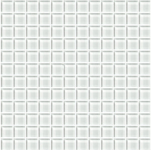 American Olean Color Appeal Pearl Straight Joint 1x1 Glass Mosaic Tile