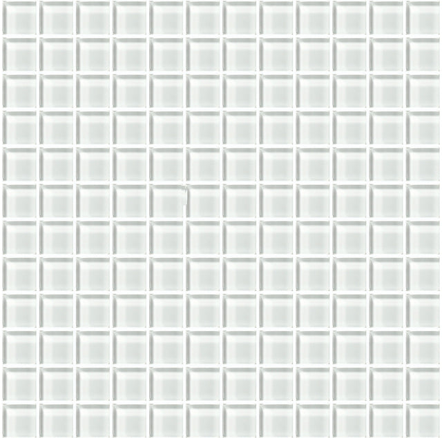American Olean Color Appeal Pearl Straight Joint 1x1 Glass Mosaic Tile