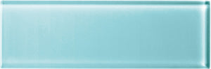 American Olean Color Appeal Fountain Blue Rectangle 2x8 Glossy Wall Tile