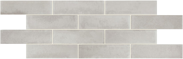 American Olean Conrad Brick Polar Rectangle 2.25x8 Glossy Floor Tile