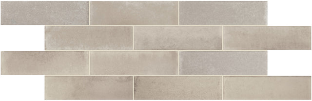 American Olean Conrad Brick Linen Rectangle 2.25x8 Glossy Floor Tile