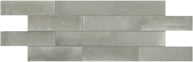 American Olean Conrad Brick Sage Rectangle 2.25x8 Glossy Floor Tile