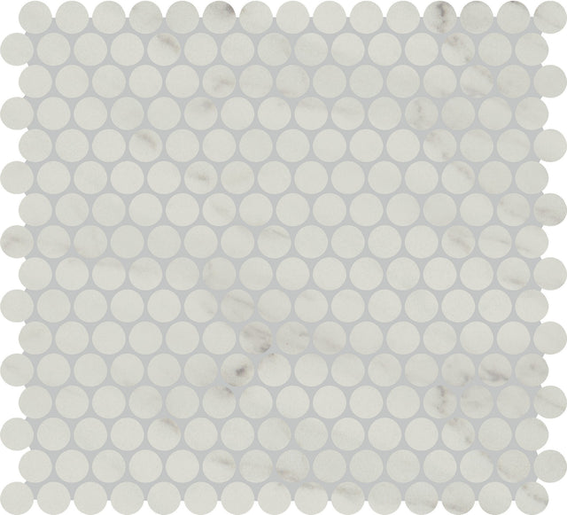 American Olean Clarasea Majestic Penny Rounds 3/4 Matte Mosaic Tile