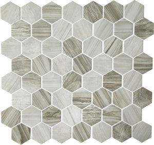 American Olean Crosswood Seagull Hexagon 1.5 Matte Mosaic Tile