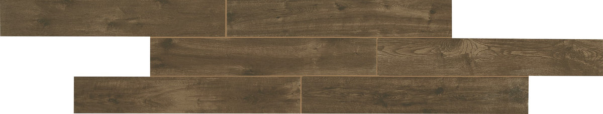 American Olean Creekwood Walnut Brook Plank 6x36 Matte Floor Tile