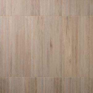 American Olean Debonair Estate Parchment Stacked 1x24 Matte Mosaic Tile