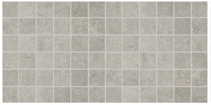 American Olean Historic Limestone Lineage Straight Joint 2x2 Stepwise Matte Mosaic Tile