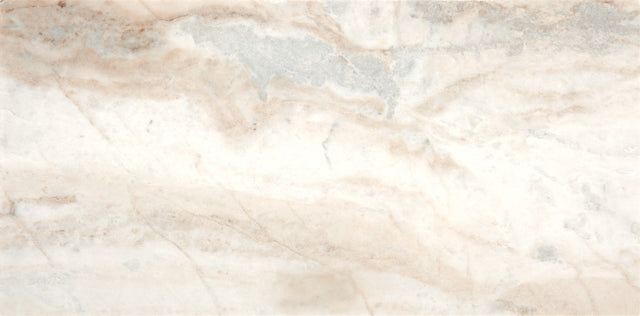 American Olean Presario Lumen White Rectangle 12x24 Polished Stone Tile