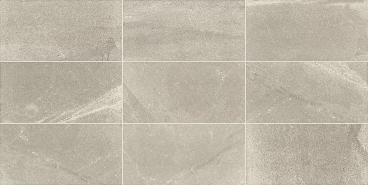 American Olean Merit Light Gray Rectangle 12x24 Matte Floor Tile