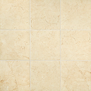 American Olean Mirasol Crema Laila Square 12x12 Matte Floor Tile