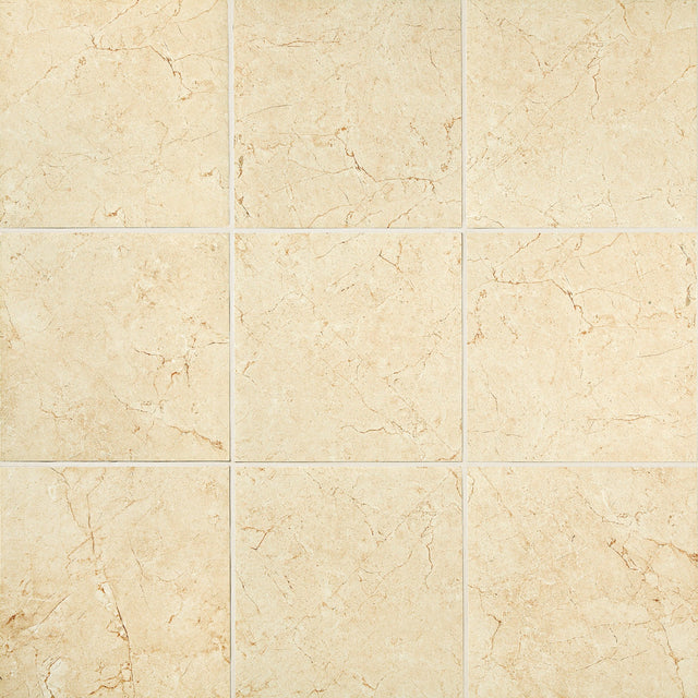 American Olean Mirasol Crema Laila Square 24x24 Matte Floor Tile