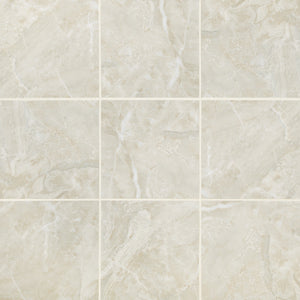 American Olean Mirasol Silver Marble Square 12x12 Matte Floor Tile