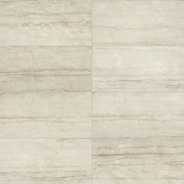 American Olean Mythique Marble Botticino Rectangle 6x24 Matte Floor Tile