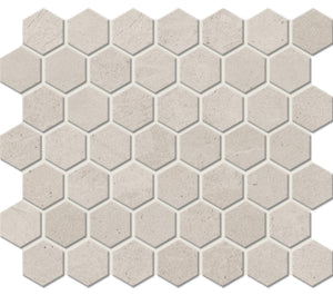 American Olean Primstone Buff Hexagon 1 1/2x1 1/2 Matte Mosaic Tile