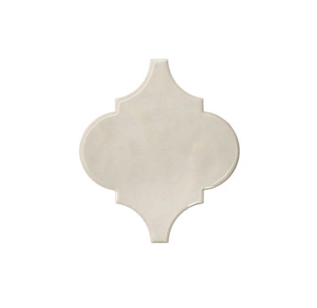 American Olean Playscapes Linen Arabesque 6 Undulated Glossy Wall Tile