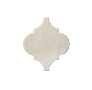 American Olean Playscapes Linen Arabesque 6 Undulated Glossy Wall Tile
