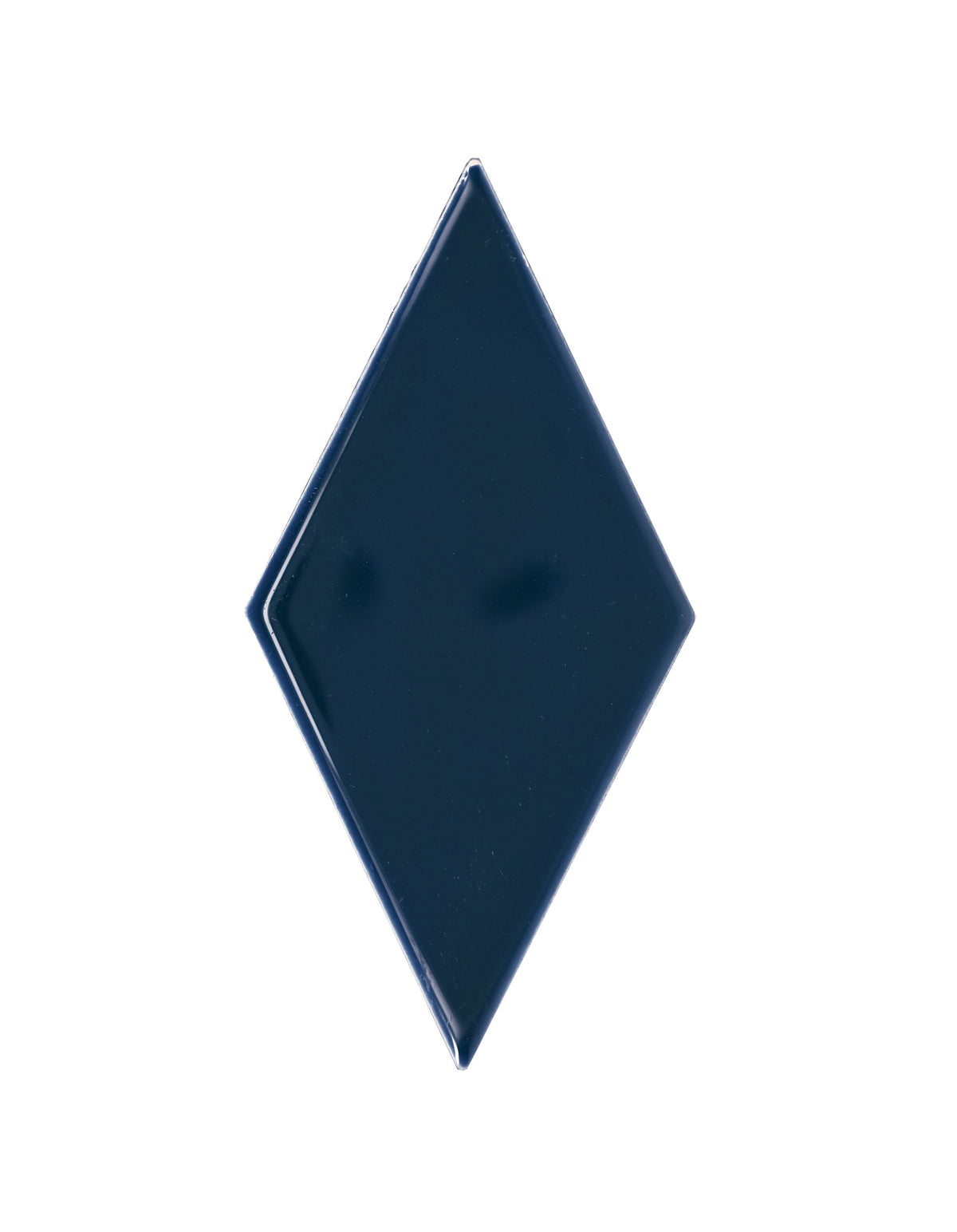 American Olean Playscapes Midnight Blue Harlequin 3x6 Undulated Glossy Wall Tile
