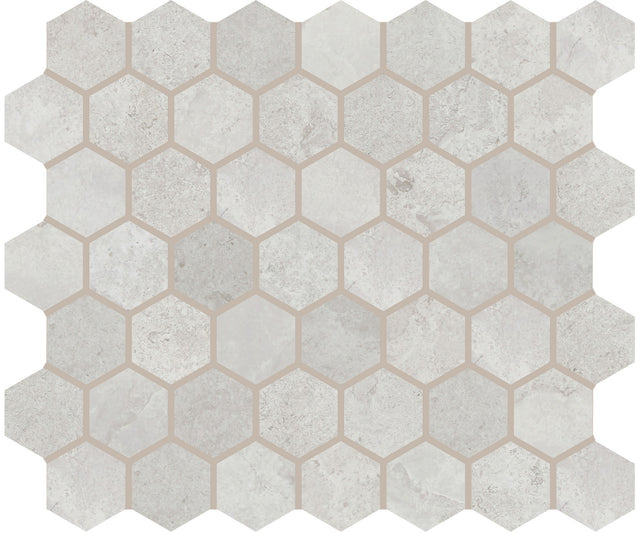 American Olean Rochester White Hexagon 1 1/2x1 1/2 Matte Mosaic Tile
