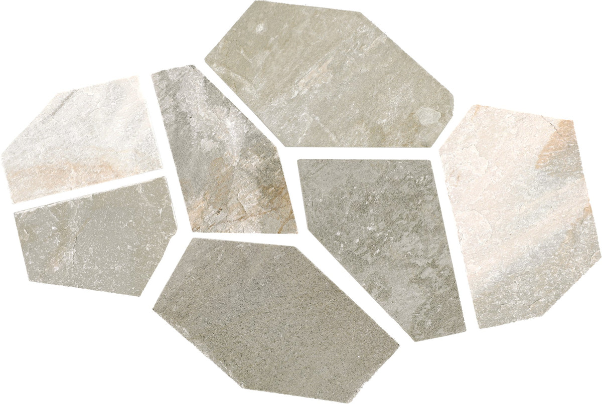 American Olean Slate Golden Sun Pattern Flagstone Natural Cleft Stone Tile