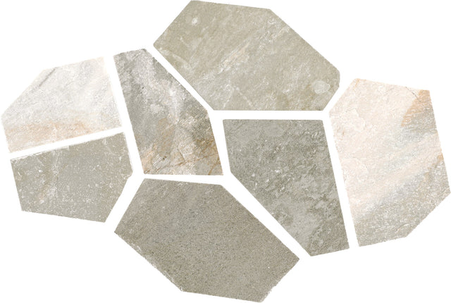 American Olean Slate Golden Sun Pattern Flagstone Natural Cleft Stone Tile