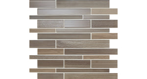 American Olean Serentina Solitude Random Linear Glossy Mosaic Tile