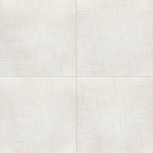 American Olean Stitchmark Calico White Square 24x24 Matte Floor Tile