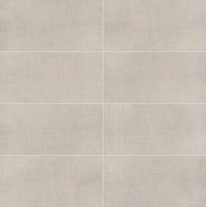 American Olean Stitchmark Boucle Cream Rectangle 12x24 Matte Floor Tile