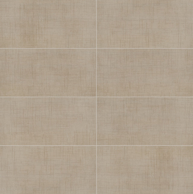 American Olean Stitchmark Cashmere Tan P43F9 Bullnose Matte Floor Tile Trim