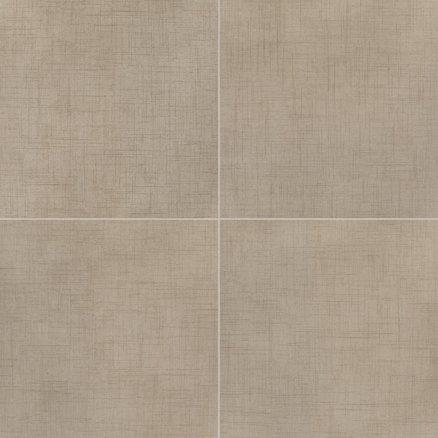 American Olean Stitchmark Cashmere Tan Square 24x24 Matte Floor Tile