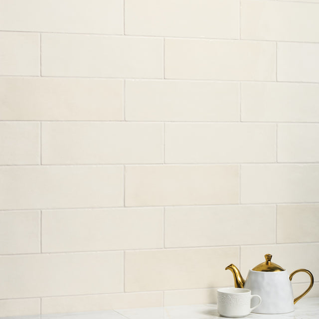 American Olean Studio Haven Shea Rectangle 4x12 Handcrafted Glossy Wall Tile