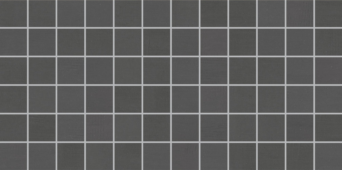 American Olean Subtle Strands Charcoal Straight Joint 3x3 Matte Mosaic Tile