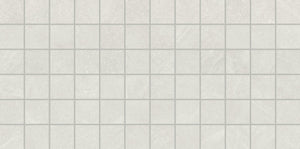 American Olean Solstice Winter White Straight Joint 2x2 Stepwise Matte Mosaic Tile