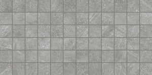 American Olean Solstice Spring Grey Straight Joint 2x2 Stepwise Matte Mosaic Tile
