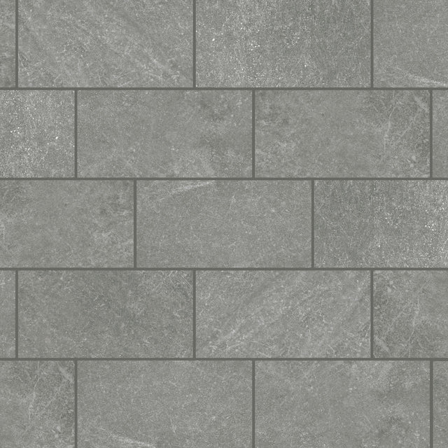 American Olean Solstice Spring Grey Rectangle 4x8 Stepwise Matte Floor Tile