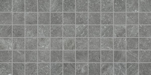 American Olean Solstice Autumn Grey Straight Joint 2x2 Stepwise Matte Mosaic Tile