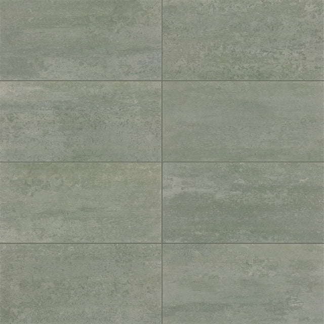 American Olean Theoretical Evolved Soft Sage Rectangle 6x24 Stepwise Matte Floor Tile